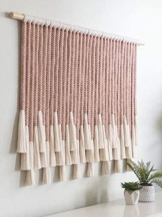 TAPIZ NUDOS DE MACRAME