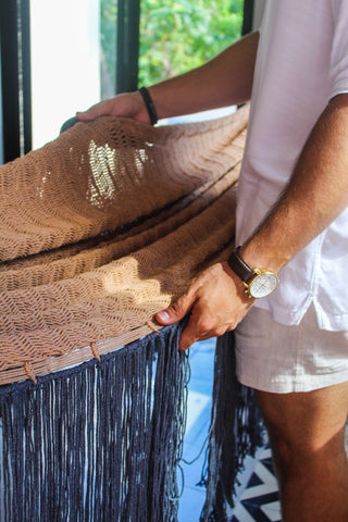 TWO TONED BARBAS HAMMOCK | COTTON